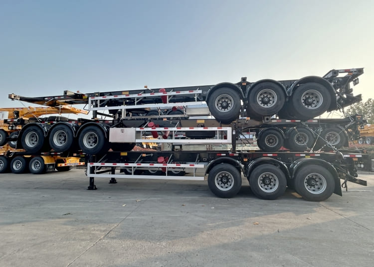 3 Units 3 Axle Container Chassis Trailer for Sale in Uganda