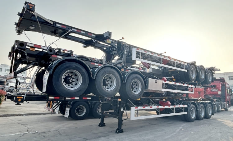 3 Units 3 Axle Container Chassis Trailer for Sale in Uganda
