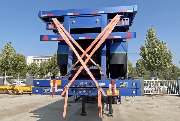 3 Unit Tri Axle 40 Foot Flatbed Trailer for Sale in Sierra Leone