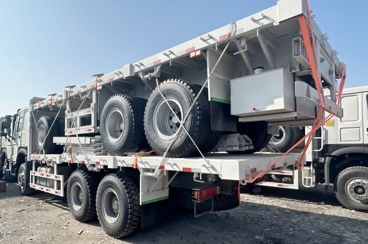 Dong Xu Dual Axle 40 Flatbed Trailer for Sale in Sierra Leone 
