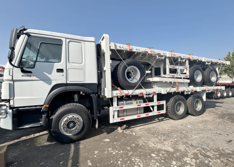 Dong Xu Dual Axle 40 Flatbed Trailer for Sale in Sierra Leone 