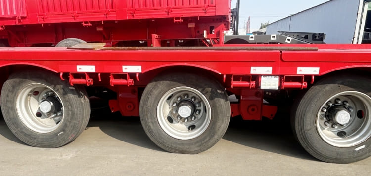 New Custom Triple Axle 40ft Gooseneck Flatbed Trailers for Sale in Mauritania