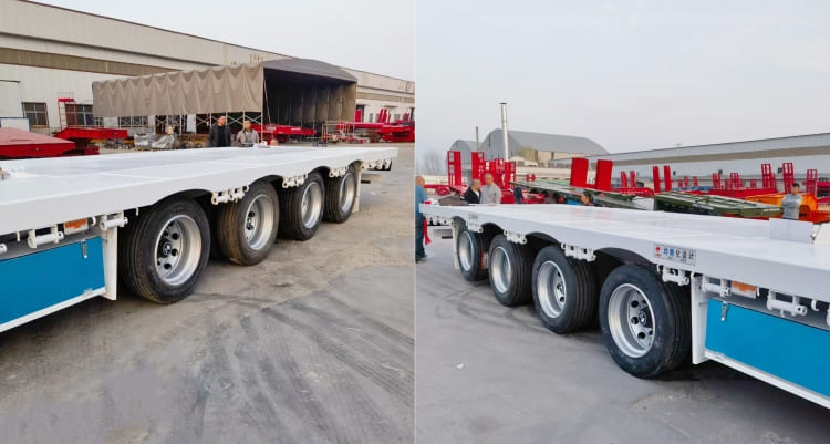 4 Axle Low Loader Semi Trailer for Sale in Zimbabwe Harare