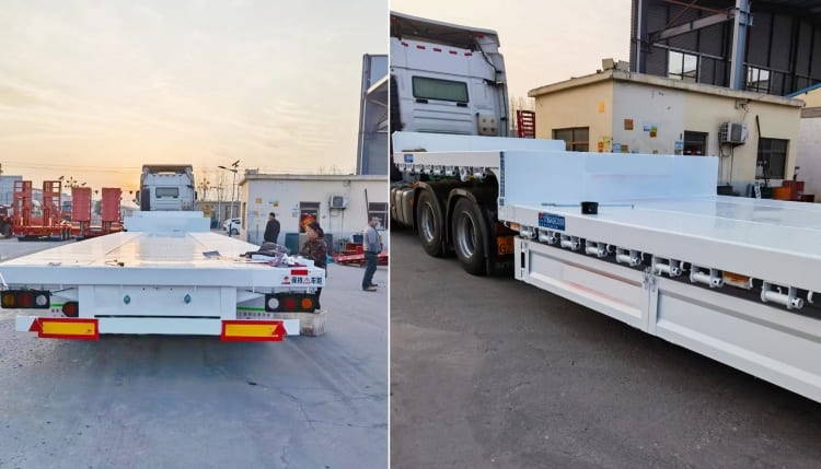 4 Axle Low Loader Semi Trailer for Sale in Zimbabwe Harare