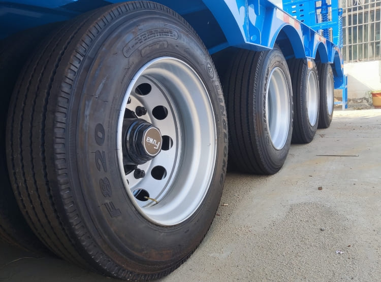 4 Axle 40 Ft 80 Ton Semi Low Bed Trailer for Sale in Nigeria Abuja