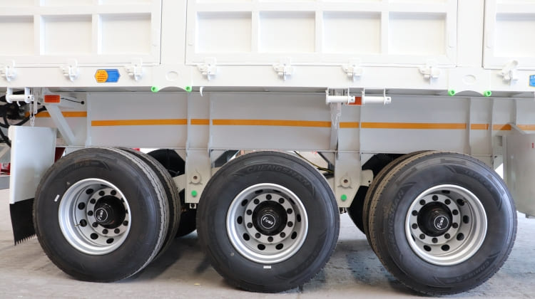 3 Axle 60 Ton Custom Dump Trailers for Sale Near Me in Uganda kampala