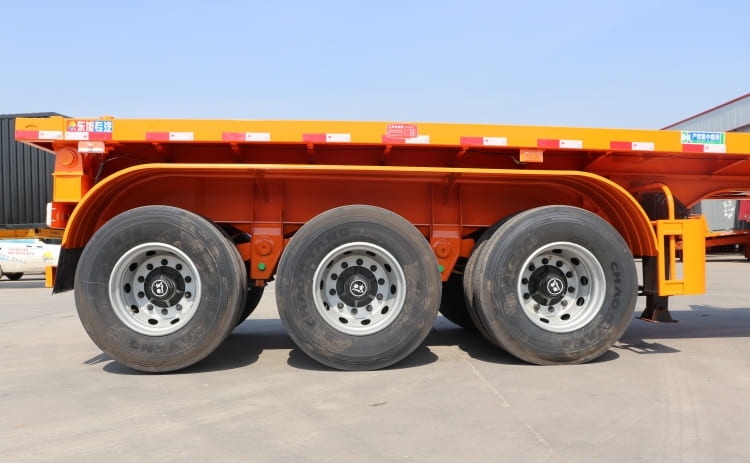 3 Axle Container Tipper Chassis Trailer for Sale in Mozambique | Dump Container Trailer