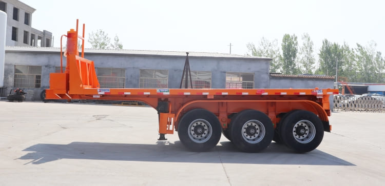 3 Axle Container Tipper Chassis Trailer for Sale in Mozambique | Dump Container Trailer