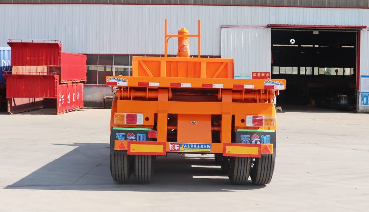 3 Axle Container Tipper Chassis Trailer for Sale in Mozambique | Dump Container Trailer