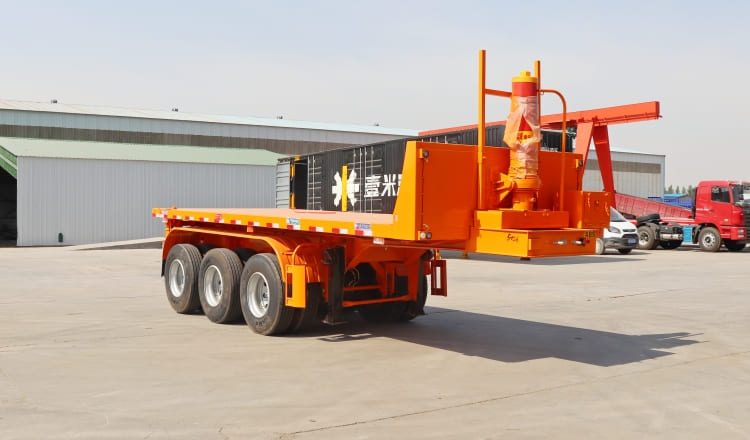 3 Axle Container Tipper Chassis Trailer for Sale in Mozambique | Dump Container Trailer