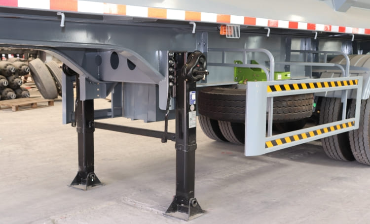 Tri Axle End Dump Trailer for Sale in Congo Kinshasa | End Dump Trailer Manufacturers 