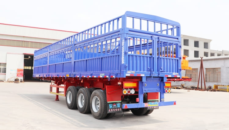 3 Axle Cattle Hauler Trailer for sale in Guinea | 60 Ton Cattle Livestock Animal Transport Trailers