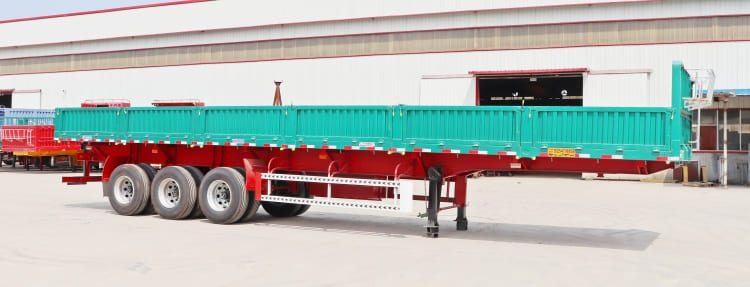 3 Axle 60 Ton Side Wall Trailer for Sale in Burundi | Trailer with Side Walls