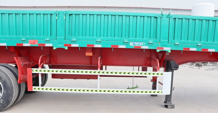 3 Axle 60 Ton Side Wall Trailer for Sale in Burundi | Trailer with Side Walls