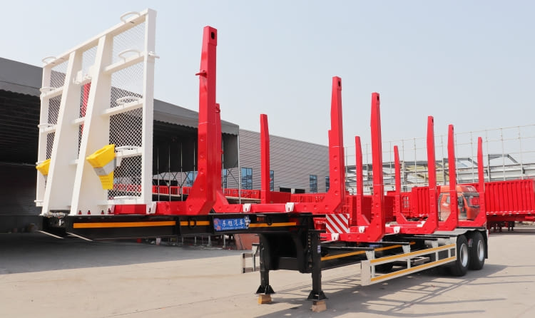 New 2 Axle Wood Log Trailers for Sale Near Me in Djibouti