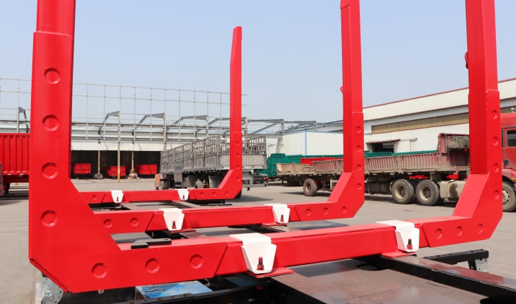 New 2 Axle Wood Log Trailers for Sale Near Me in Djibouti