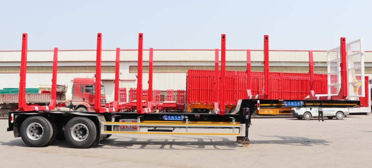 New 2 Axle Wood Log Trailers for Sale Near Me in Djibouti