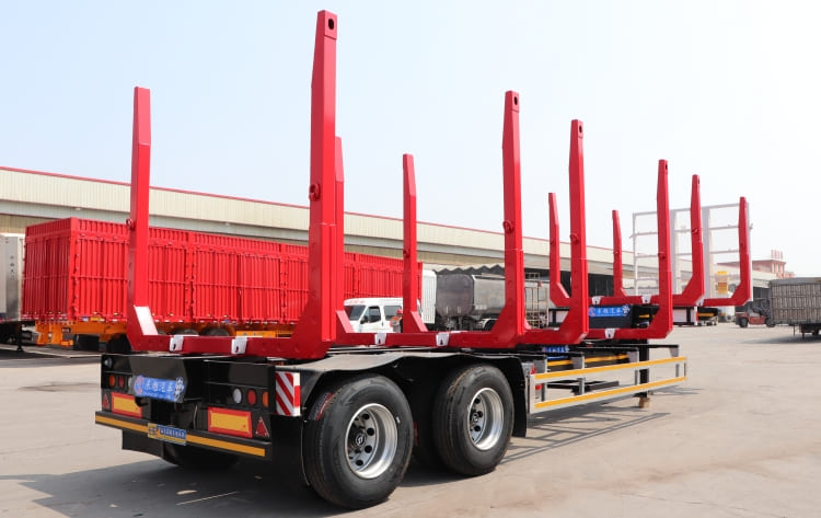 New 2 Axle Wood Log Trailers for Sale Near Me in Djibouti