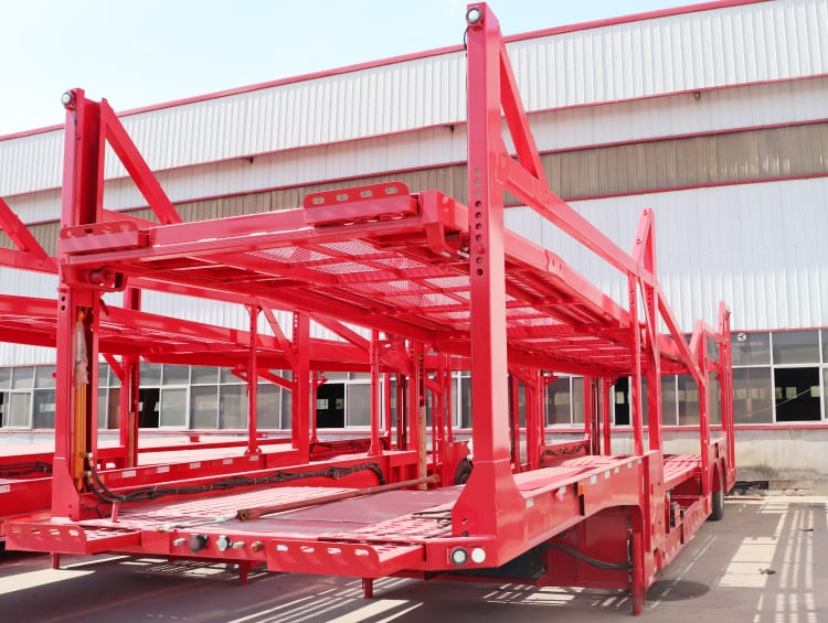 Custom Car Hauler Trailer for Sale in Cameroon | Multi Car Hauler Transport Trailers for Sale