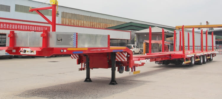 Extendable Low Loader Trailer for Sale in Mauritania | Extendable Low Bed Trailer 