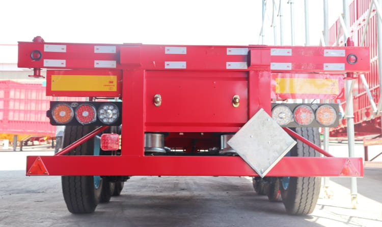 Tri Axle 40ft Container Chassis Trailer for Sale in Benin