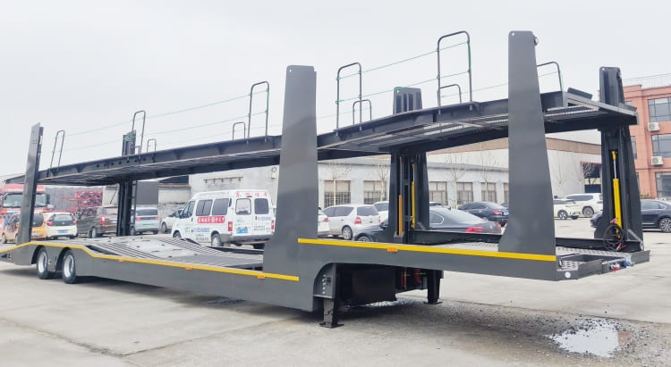 Multi Twin Double Decker Car Transport Trailers for Sale in Madagascar