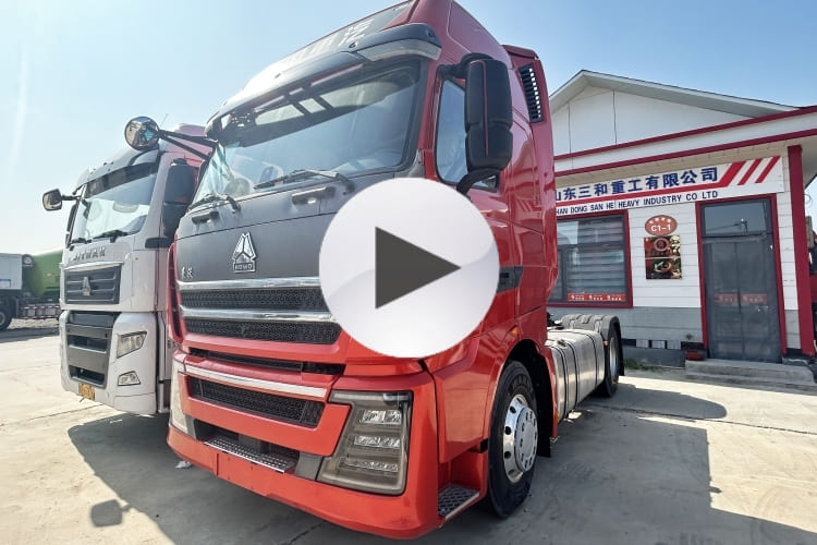 Used SINOTRUK Howo T7H 540 4x2 Tractor Head Truck for Sale in Tanzania