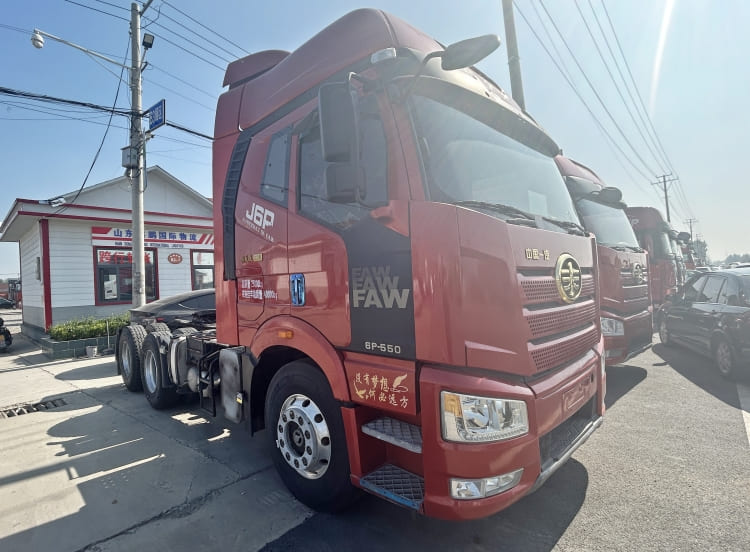 Second Hand Faw J6P 550 Horse Tractor Head Trucks for Sale in Tanzania Mtwara