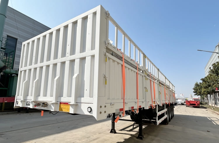 4 Axle 80 Ton Fence Cargo Semi Trailer for Sale in Zimbabwe Bulawayo