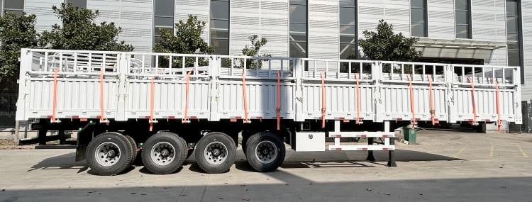 4 Axle 80 Ton Fence Cargo Semi Trailer for Sale in Zimbabwe Bulawayo