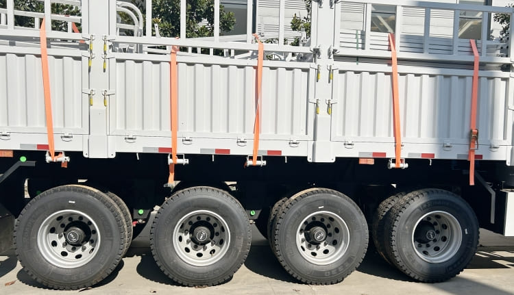 4 Axle 80 Ton Fence Cargo Semi Trailer for Sale in Zimbabwe Bulawayo