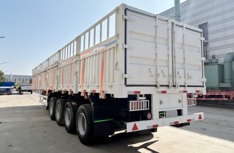 4 Axle 80 Ton Fence Cargo Semi Trailer for Sale in Zimbabwe Bulawayo
