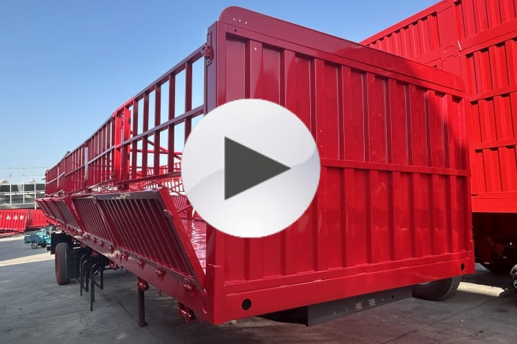 60 Ton Fence Semi Trailer for Sale in Nigeria Abuja | Trailer with Fence