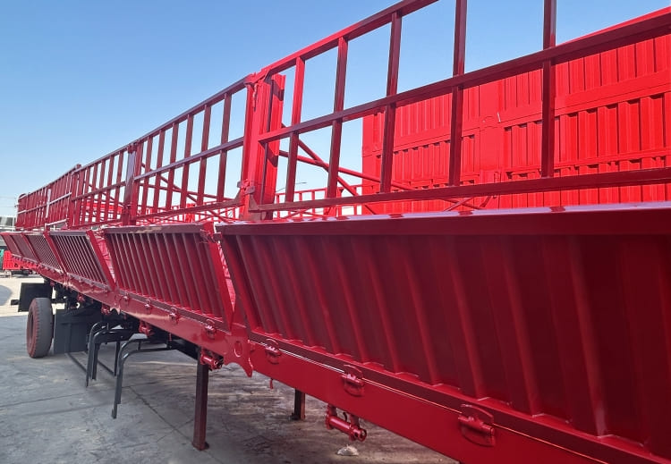 60 Ton Fence Semi Trailer for Sale in Nigeria Abuja | Trailer with Fence