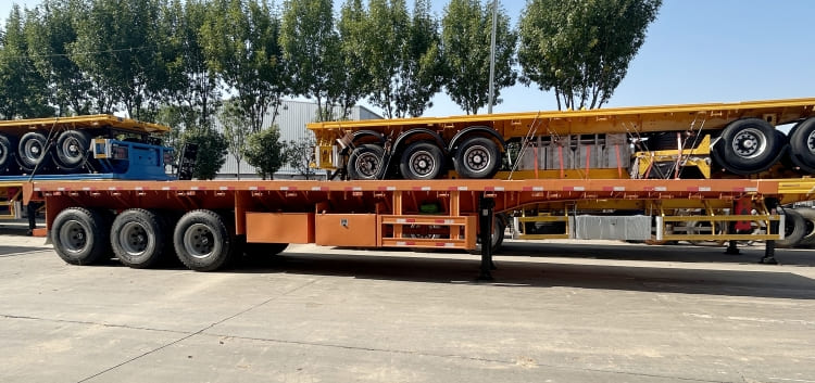 3 Axle 40 Ft Flatbed Trailer for Sale in Kenya Mombasa | Flatbed Trailer Manufacturers