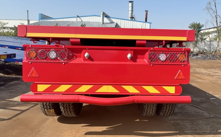 Tri Axle 40 Flatbed Trailer for Sale in Senegal Dakar