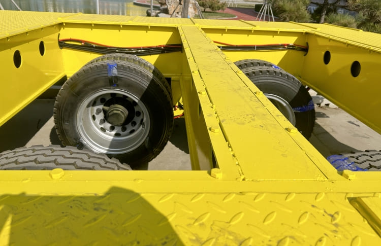2 Line 4 Axle 100 Ton Low Loader Semi Trailer for Sale in Zimbabwe Harare