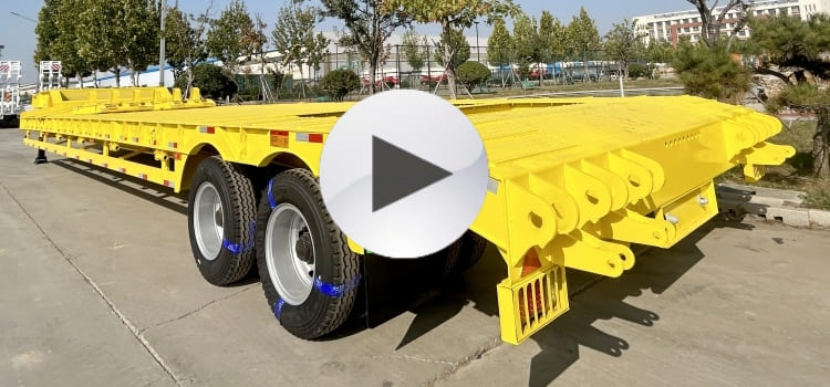 2 Line 4 Axle 100 Ton Low Loader Semi Trailer for Sale in Zimbabwe Harare