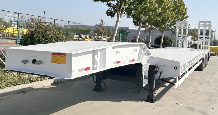 4 Axle 80 Ton Low Loader Trailer for Sale in Tanzania Dodoma
