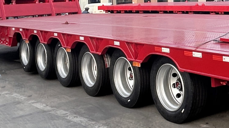 6 Line 12 Axle Folding Neck Lowboy Trailers for Sale in Kazakhstan