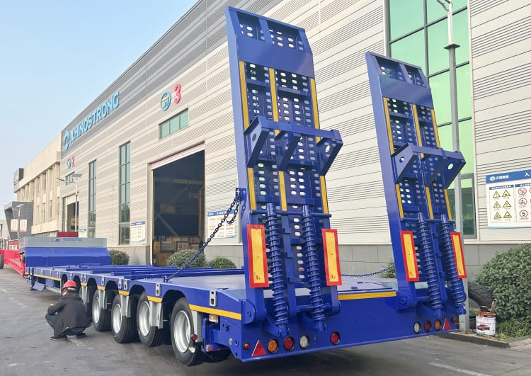 6 Axle 120 Ton Semi Low Loader Trailer for Sale ih Central Asia