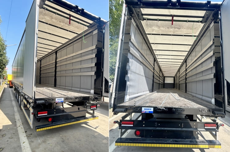 3 Axle 45ft Curtain Side Trailers for Sale Near Me in Tanzania Mtwara