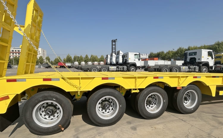 4 Axle 80 Ton Low Loader Trailer for Sale in Sierra Leone