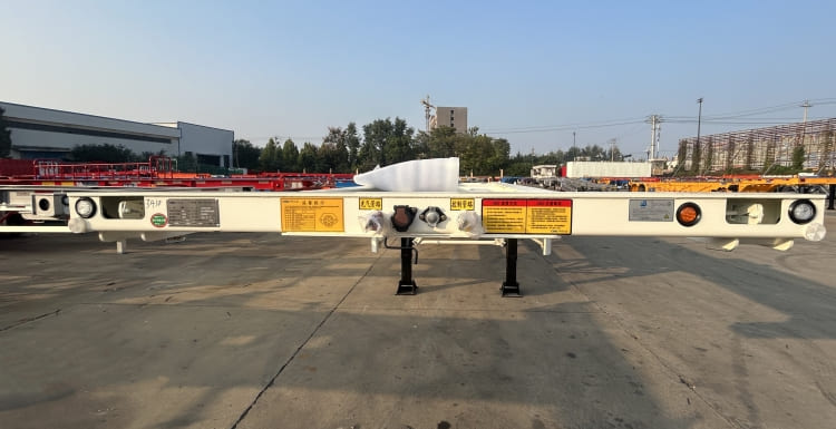 2 Axle 40ft Container Skeleton Trailer for Sale in Burkina Faso