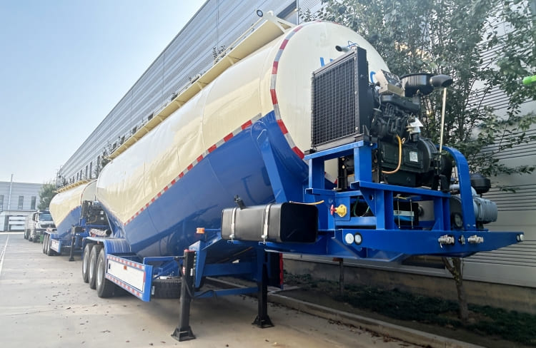 3 Axle 40 CBM Cement Tanker Trailer for Sale in Namibia