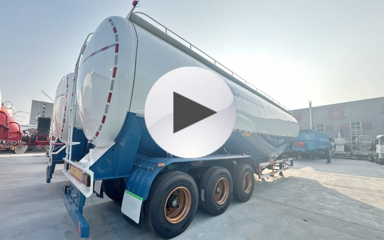 69 CBM Dry Bulk Cement Tanker Trailer for Sale in Uganda