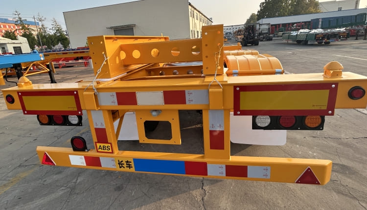 New 2 Axle 12m Container Skeletal Trailer for Sale in Cameroon
