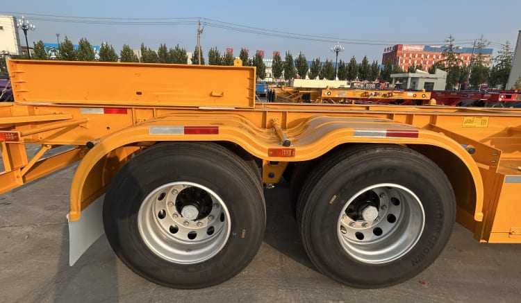 New 2 Axle 12m Container Skeletal Trailer for Sale in Cameroon