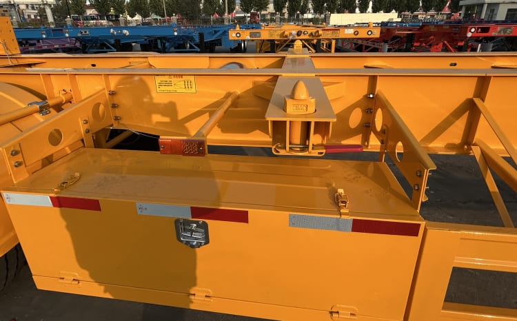 New 2 Axle 12m Container Skeletal Trailer for Sale in Cameroon