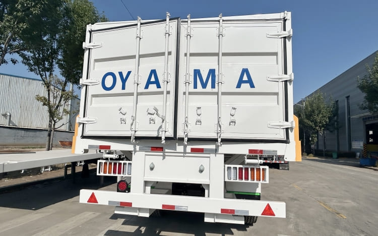 4 Axle 80 Ton Cargo Fence Semi Trailer for Sale in Ghana Accra